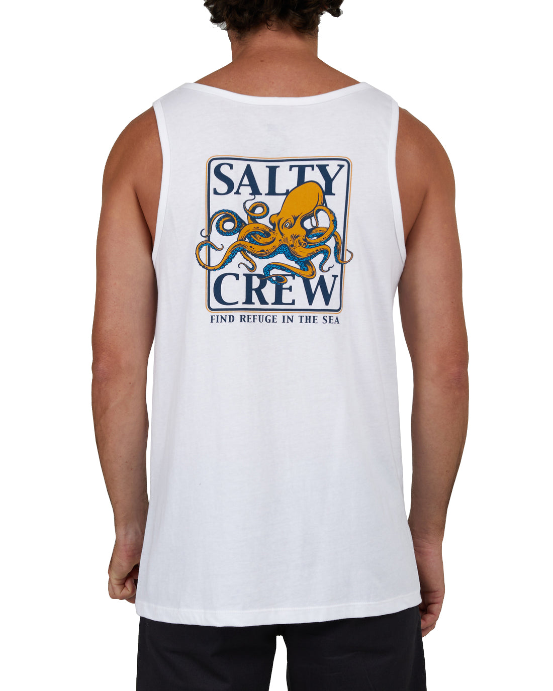 Salty Crew Ink Slinger Tank White M