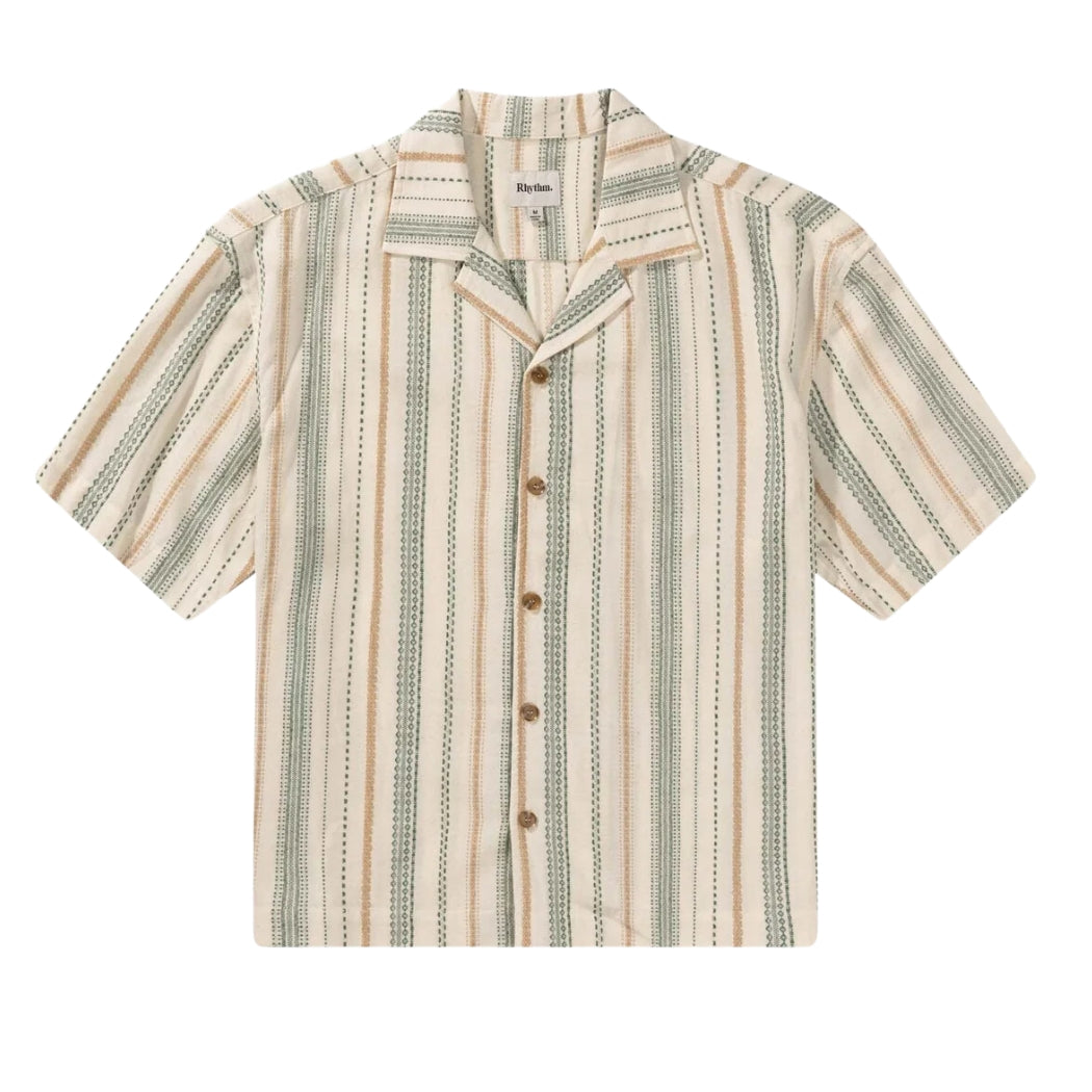 Rhythm Vacation Stripe SS Shirt NAT-NATURAL 1S