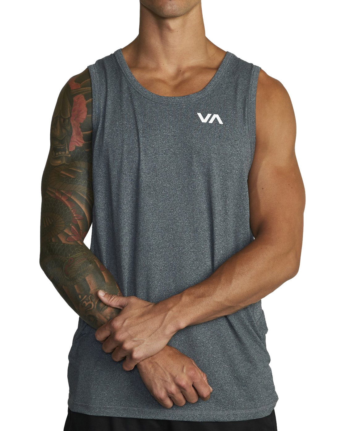 RVCA Sport Vent SL Tank CCH-CharcoalHeather XL