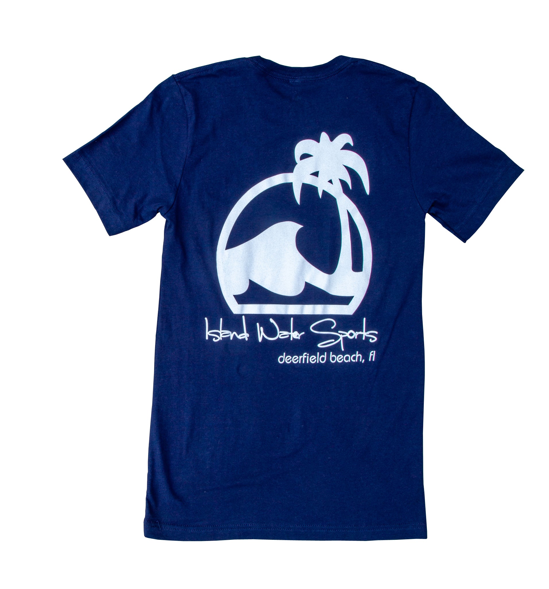 Island Water Sports Script Logo DFB S/S Tee Navy/White M