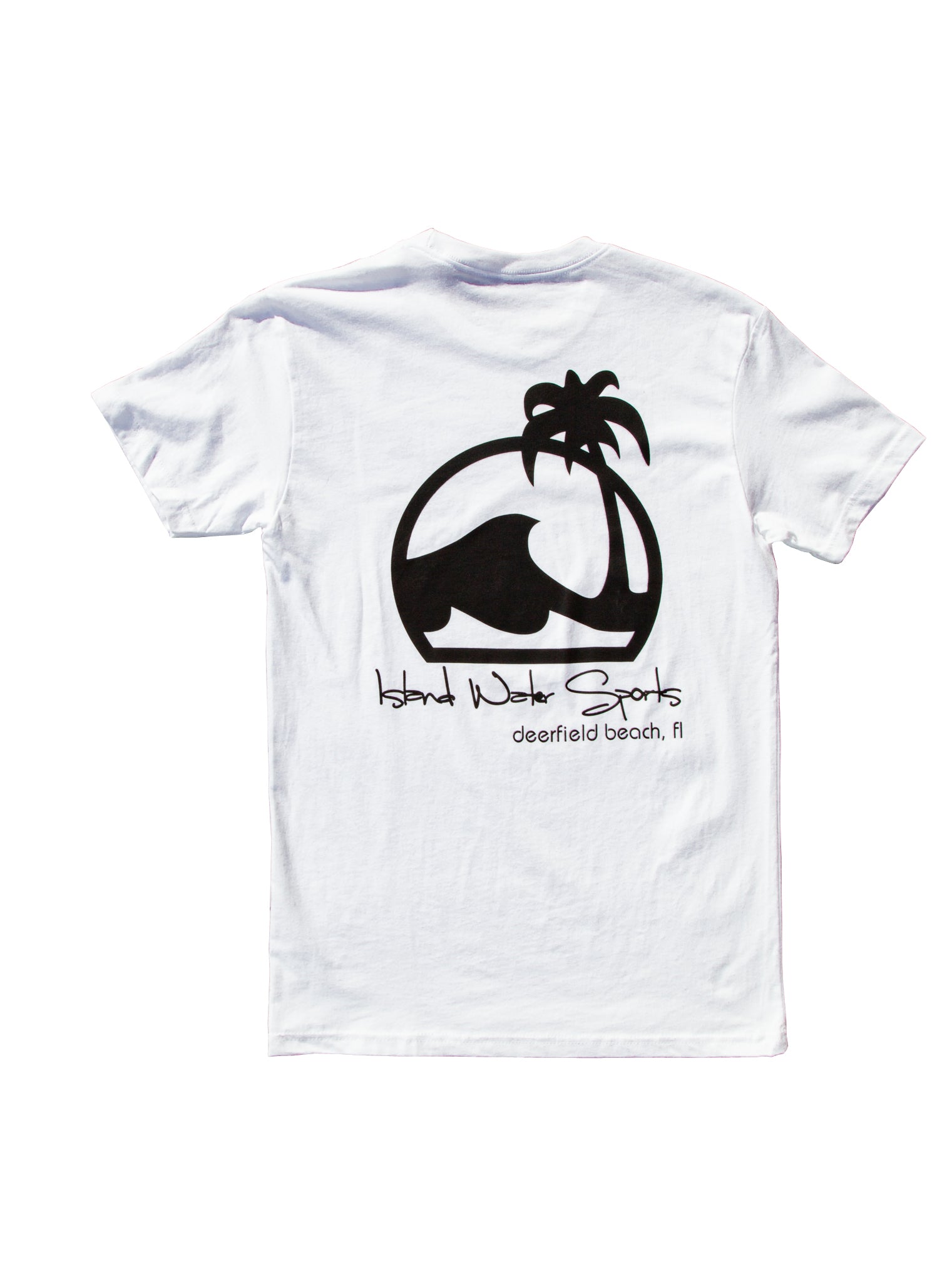 Island Water Sports Script Logo DFB S/S Tee White/Black M