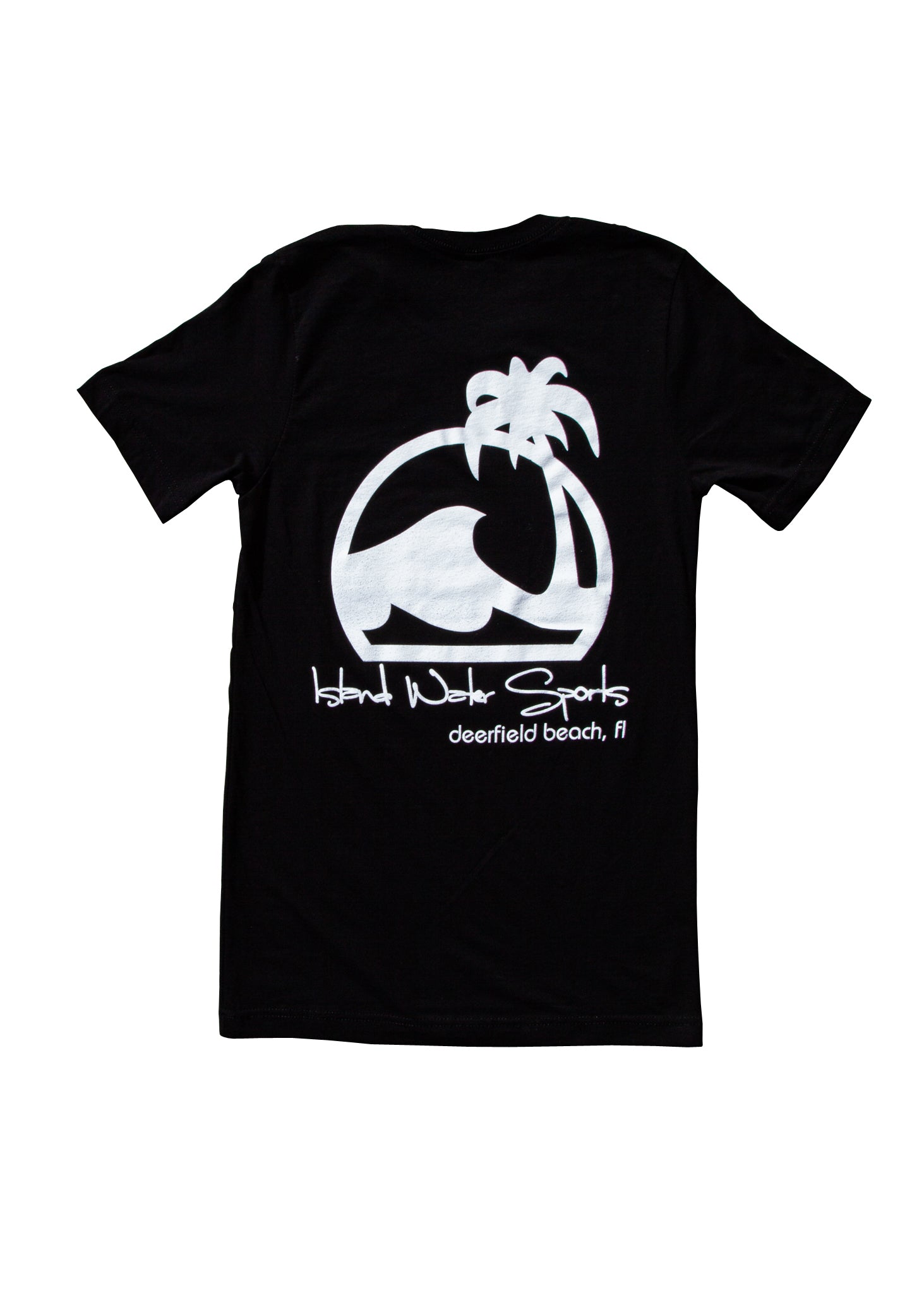 Island Water Sports Script Logo DFB S/S Tee Black/White M