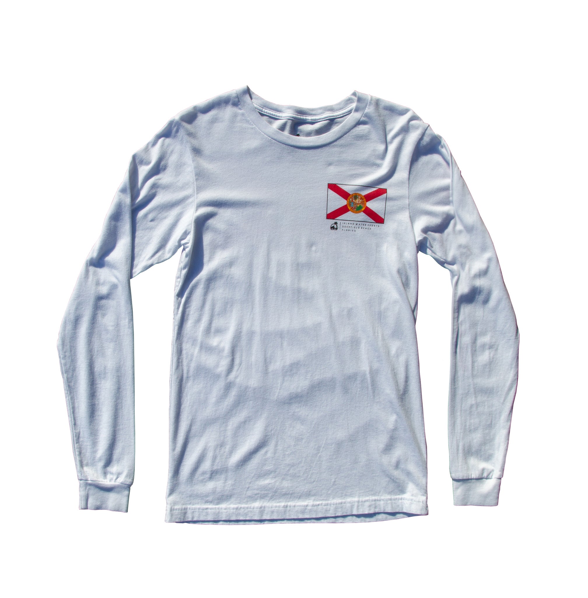 Island Water Sports Florida Pride L/S Tee White L