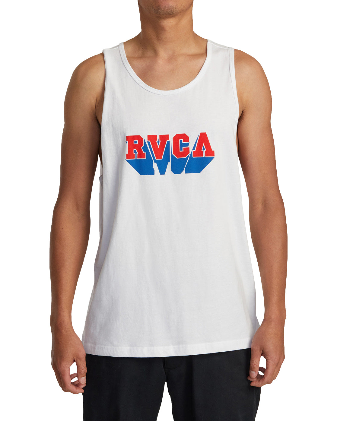 RVCA IMPACT TANK M TEES WHT S